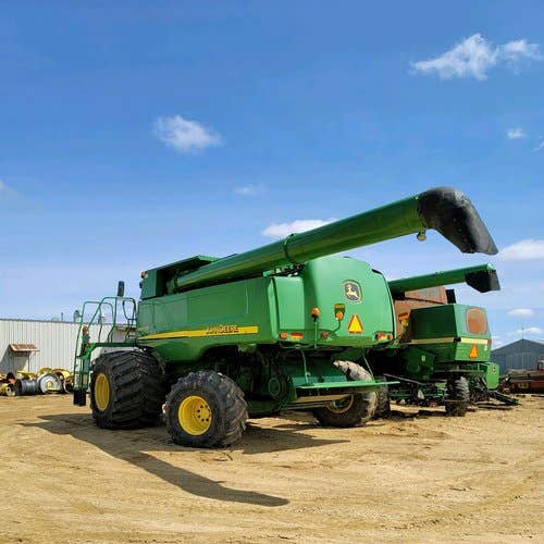 2010 Used John Deere 9870 Combine parts.