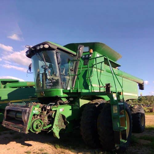 Used John Deere 9870 Combine parts.