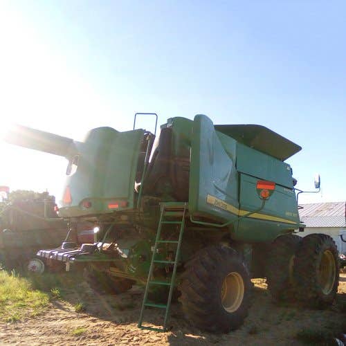 Used John Deere 9870 Combine parts.