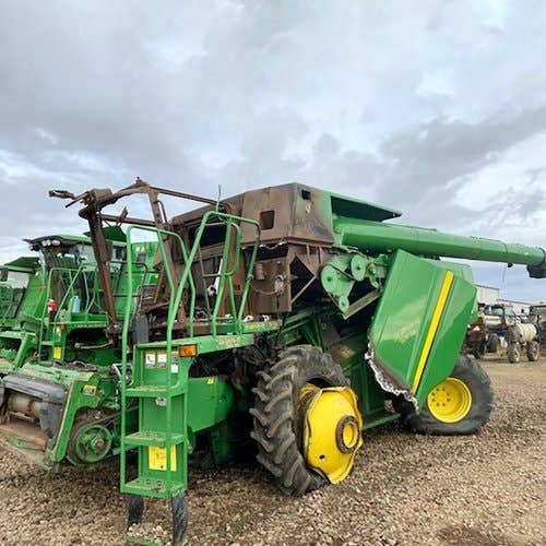 2009 Used John Deere 9870 Combine parts.