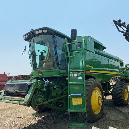 2009 Used John Deere 9870 Combine parts.
