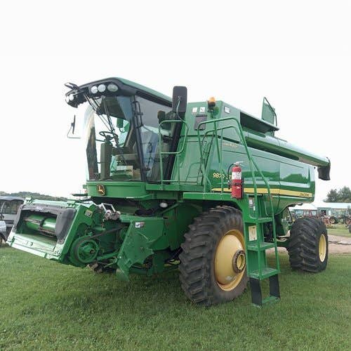 2011 Used John Deere 9870 Combine parts.
