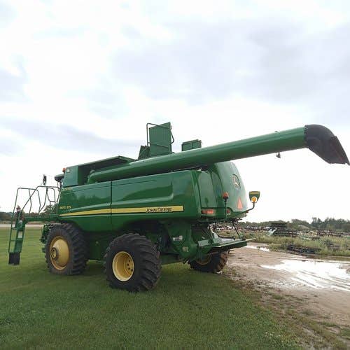 2011 Used John Deere 9870 Combine parts.