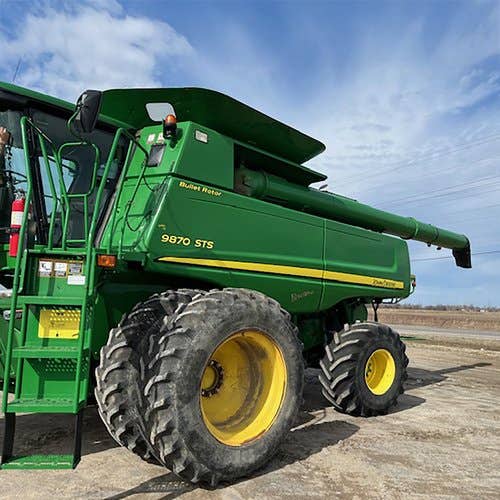 2011 Used John Deere 9870 Combine parts.