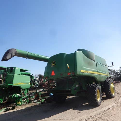 Used John Deere 9870 Combine parts.