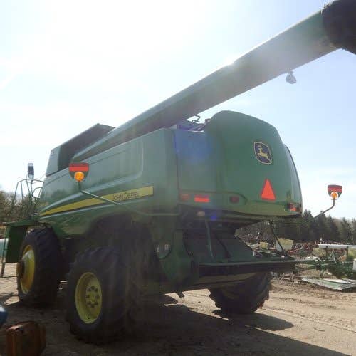 Used John Deere 9870 Combine parts.