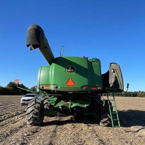2009 Used John Deere 9870 Combine parts.