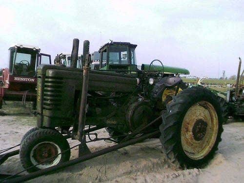 Used John Deere A Tractor parts.