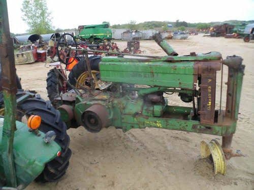 Used John Deere A Tractor parts.