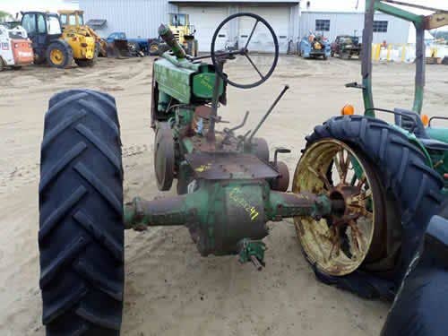 Used John Deere A Tractor parts.