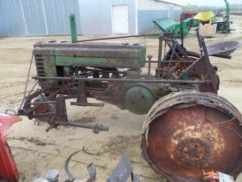 Used John Deere A Tractor parts.