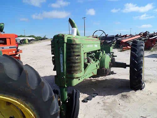 Used John Deere A Tractor parts.