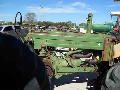 Used John Deere A Tractor parts.