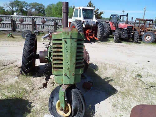 Used John Deere A Tractor parts.