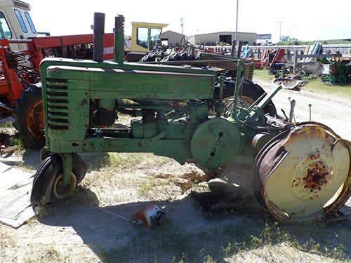 Used John Deere A Tractor parts.