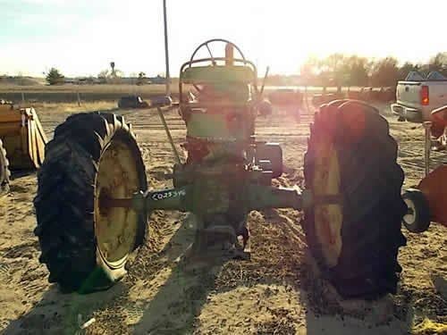 Used John Deere A Tractor parts.