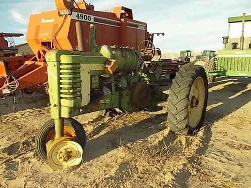 Used John Deere A Tractor parts.