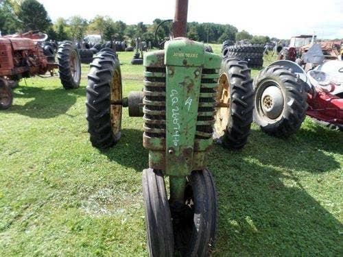 Used John Deere A Tractor parts.