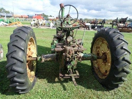 Used John Deere A Tractor parts.