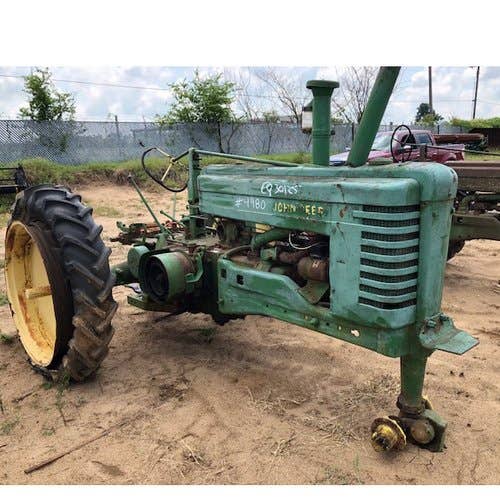 Used John Deere A Tractor parts.