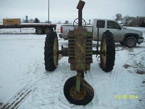 Used John Deere B Tractor parts.