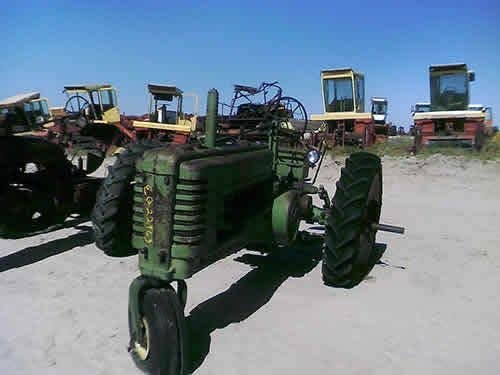 Used John Deere B Tractor parts.
