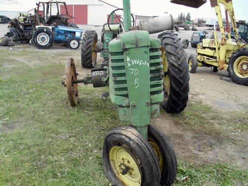 Used John Deere B Tractor parts.