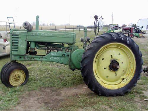 Used John Deere B Tractor parts.