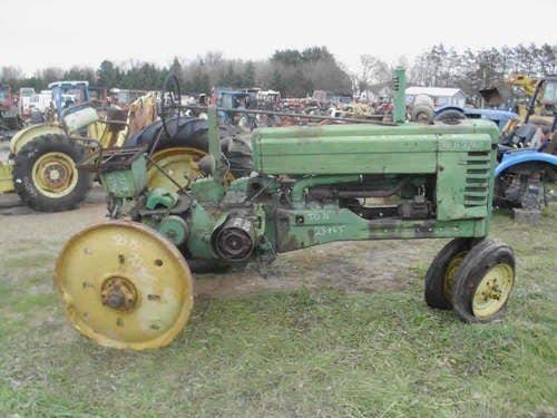 Used John Deere B Tractor parts.