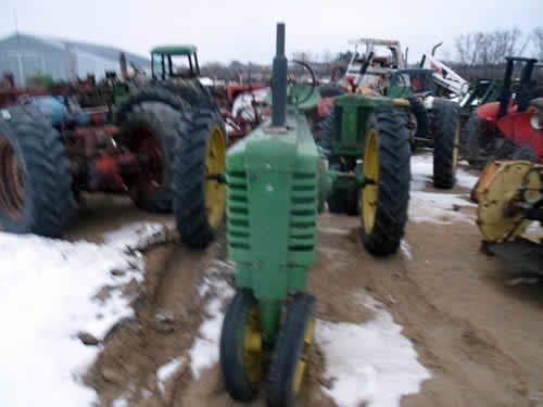 Used John Deere B Tractor parts.
