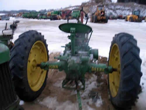 Used John Deere B Tractor parts.