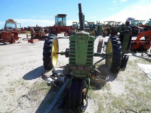 Used John Deere B Tractor parts.