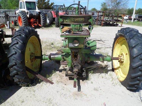 Used John Deere B Tractor parts.