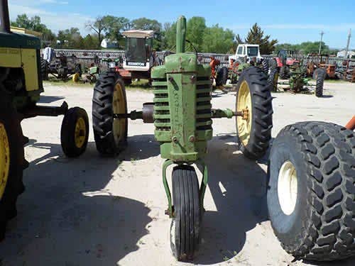 Used John Deere B Tractor parts.