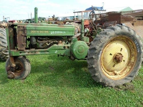 Used John Deere B Tractor parts.