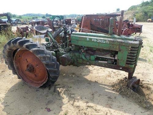 Used John Deere B Tractor parts.