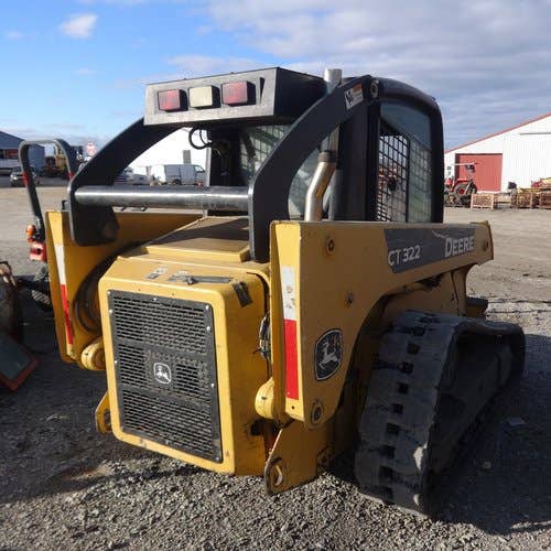 Used John Deere CT322 Skid Steer Loader parts.