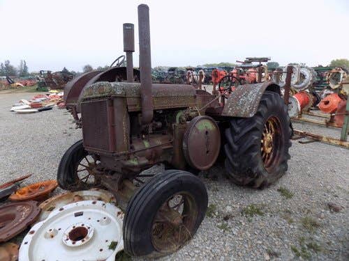1935 Used John Deere D Tractor parts.