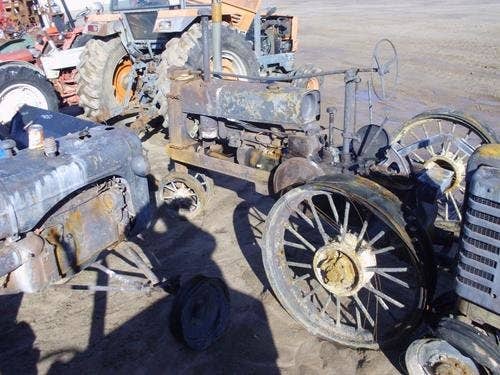 Used John Deere H Tractor parts.