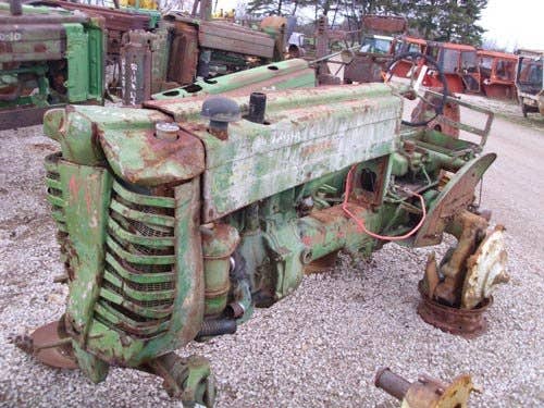 Used John Deere M Tractor parts.