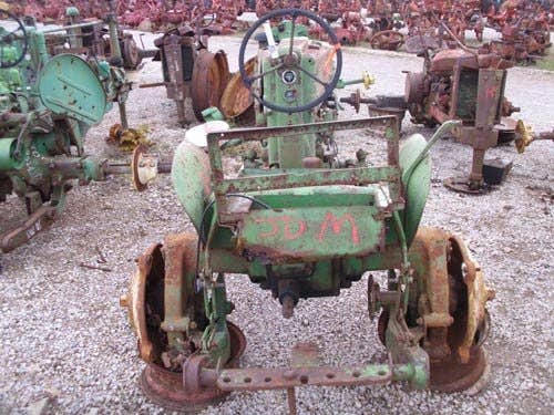 Used John Deere M Tractor parts.