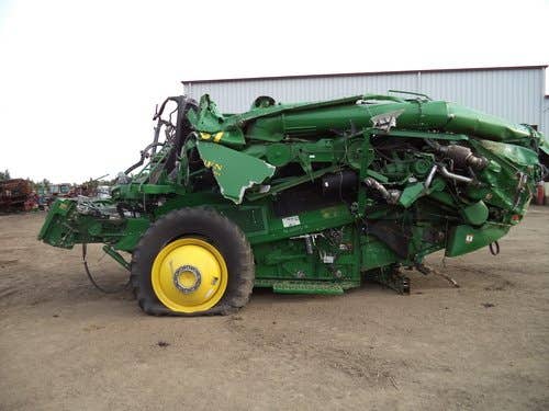 2016 Used John Deere S670 Combine parts.