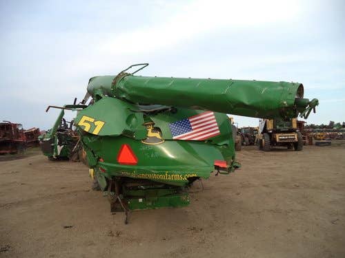 2016 Used John Deere S670 Combine parts.