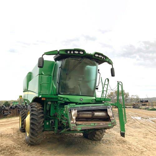 2012 Used John Deere S670 Combine parts.