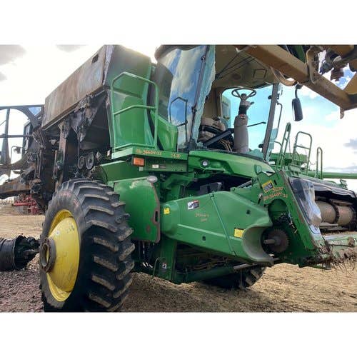 2012 Used John Deere S670 Combine parts.