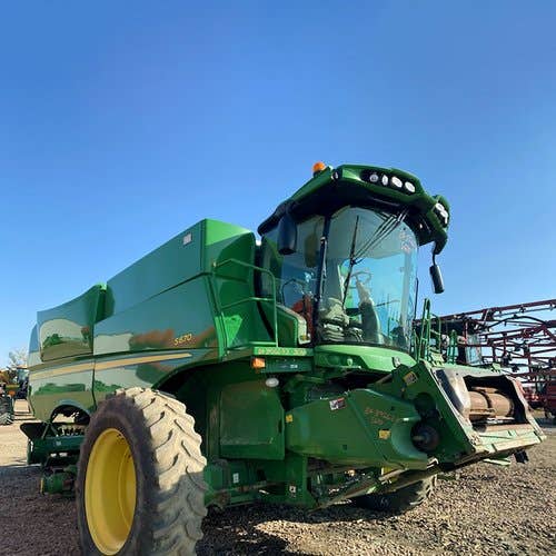 2012 Used John Deere S670 Combine parts.