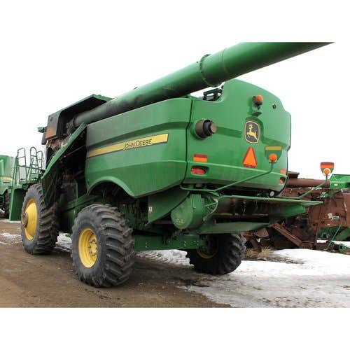 2012 Used John Deere S680 Combine parts.