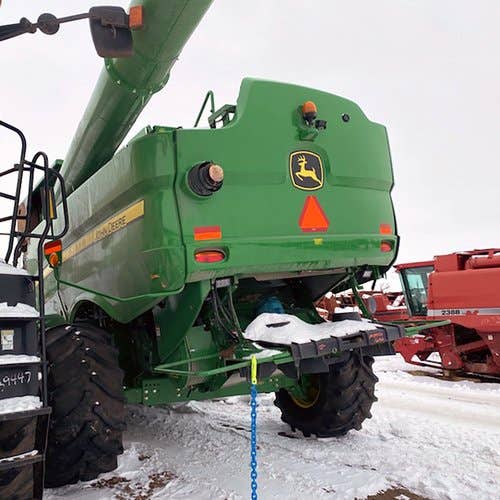 2012 Used John Deere S680 Combine parts.