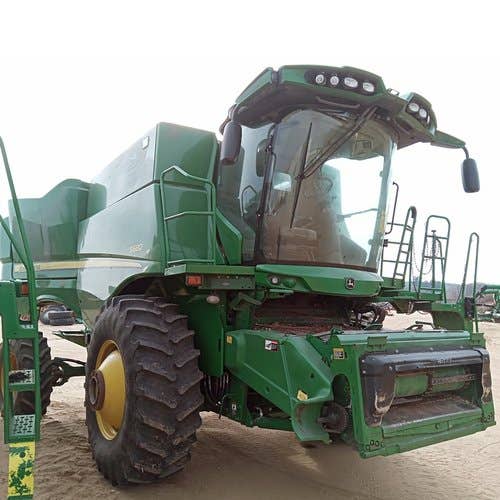 2014 Used John Deere S680 Combine parts.