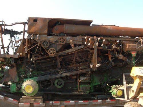 Used John Deere S690 Combine parts.